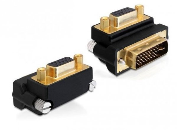 Delock Adapter  DVI-I(M) (24+5) DUAL LINK-VGA(F)
