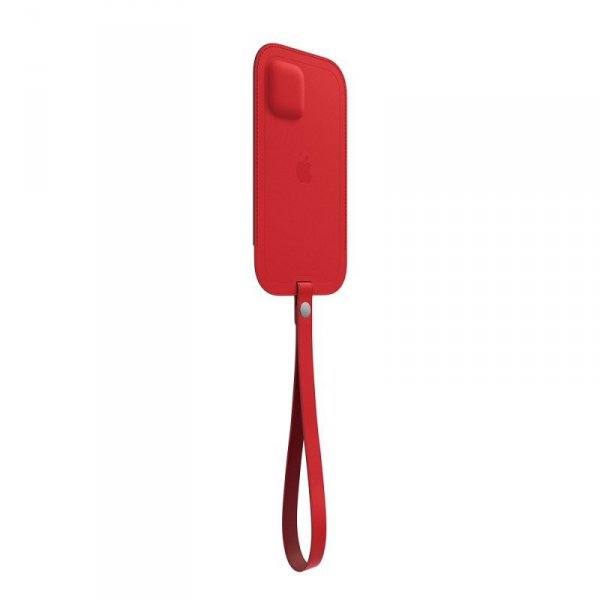 Apple Skórzany futerał z MagSafe do iPhonea 12 mini - Czerwony