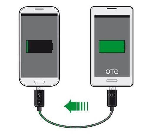 Delock Kabel USB MICRO M/ M 2.0 0.3M OTG czarny