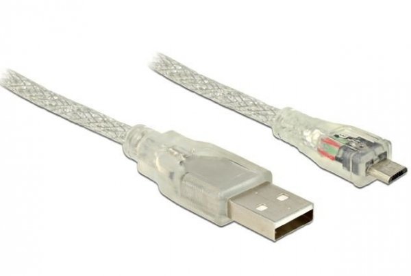 Delock Kabel USB MICRO(M) -USB-A(M) 2.0 0.5m