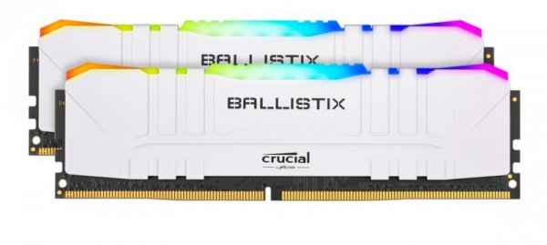 Crucial Pamięć DDR4 Ballistix RGB 32/3200 (2*16GB) CL16 Biała
