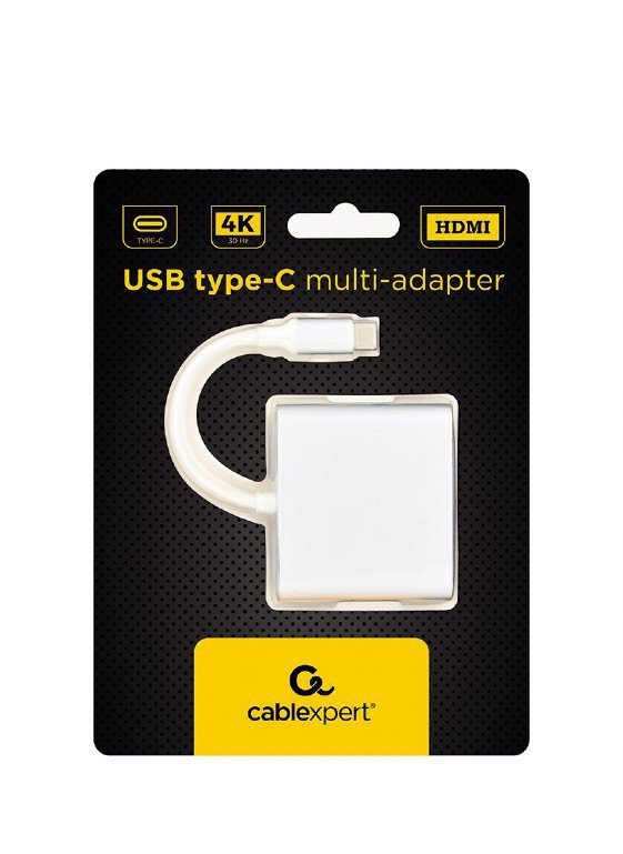 Gembird Adapter USB typ C srebrny