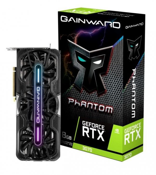 Gainward Karta graficzna GeForce RTX 3070 Phantom 8GB GDDR6 256bit HDMI/3DP LHR