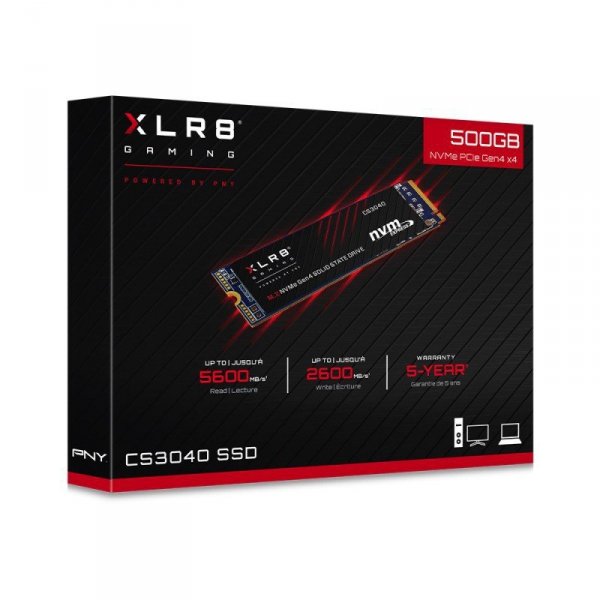 PNY Dysk twardy SSD 2TB M.2 2280 CS3040 M280CS3040-2TB-RB