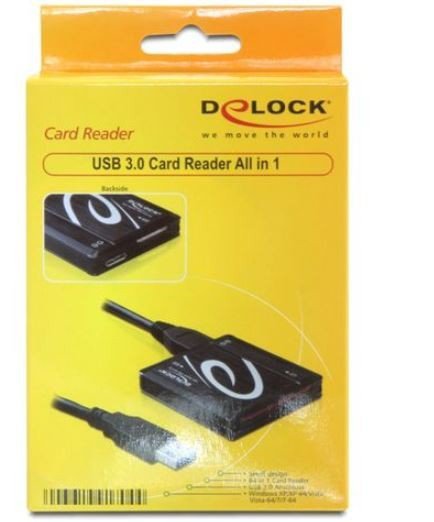 Delock Czytnik kart USB 3.0 All in one