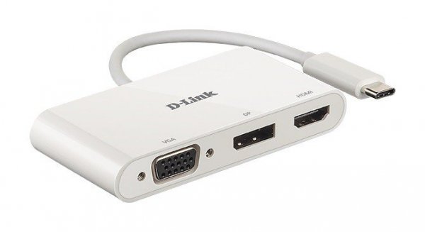 D-Link Adapter DUB-V310 HUB USB-C to HDMI/VGA/DisplayPort