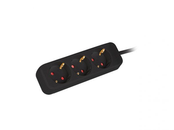 Lanberg Listwa przedłużacz 1,5m 3X230v c PS0-03F-0150-BK