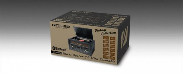 Muse Gramofon MUSE MT-115 W Bluetooth, USB, FM