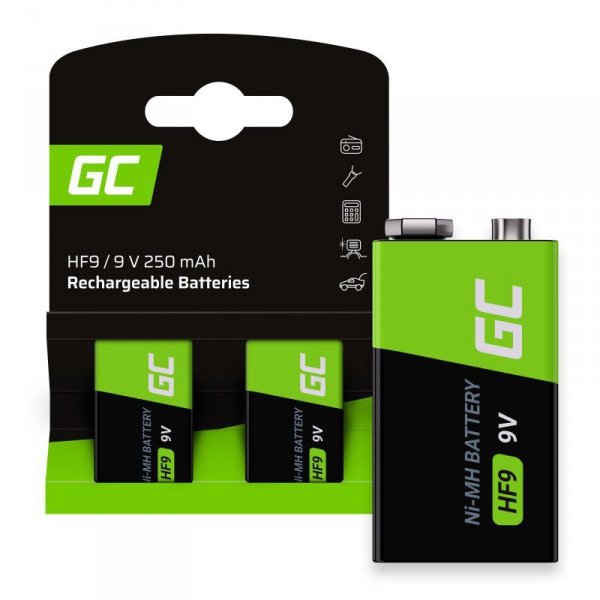 Green Cell Akumulatorki 2x 9V HF9