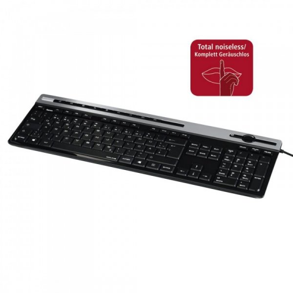 Hama Klawiatura multimedialna slimline Molina