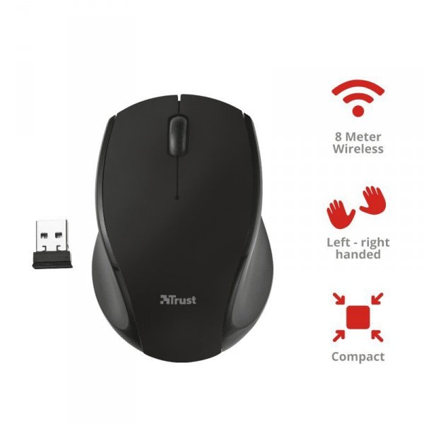 Trust ONI WIRELESS MICRO BLK mysz komputerowa