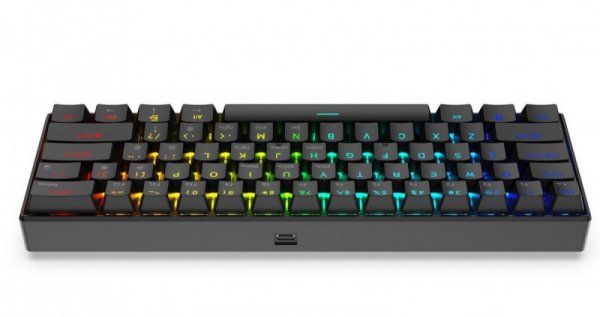 Krux Klawiatura gamingowa Neo PRO RGB Wireless Gateron Red - mechaniczna