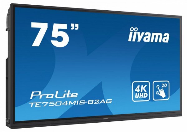 IIYAMA Monitor 75cali TE7504MIS-B2AG PureTouch-IR,IPS,24/7,4K,USB-C,7H,S.PC