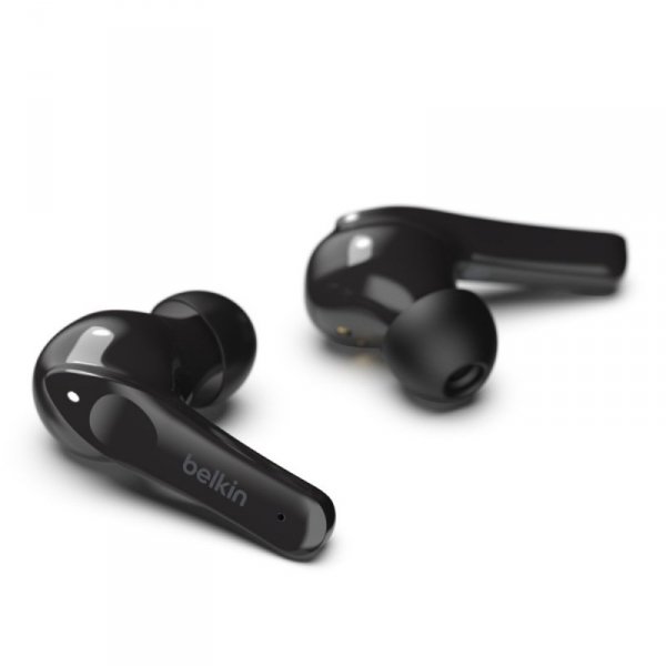 Belkin Słuchawki bezprzewodowe Soundform Move + etui ładujące czarne