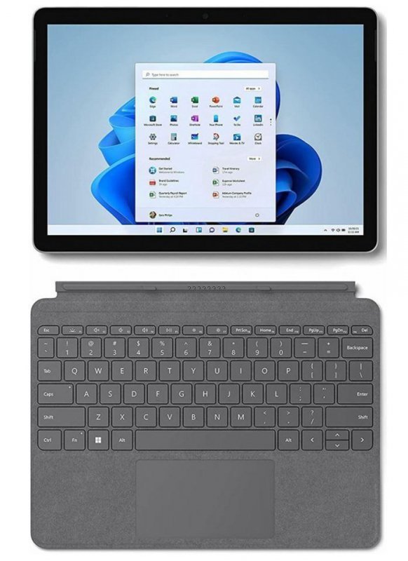 Microsoft Surface GO 3 i3-10100Y/4GB/64GB/INT/10.51&#039; Win10Pro Commercial Platinum 8V9-00028
