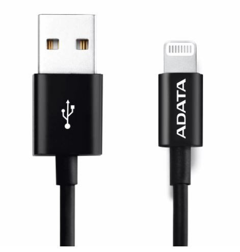 Adata Kabel USB-A - Lightning 100cm czarny