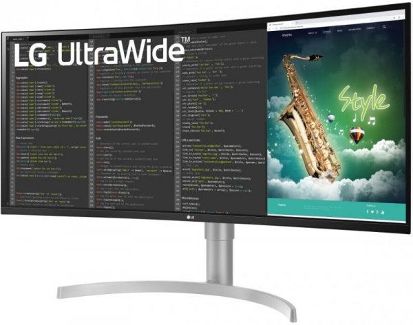 LG Electronics Monitor 35 cali 35WN75C-W 21:9 QHD Curved USB-C FreeSyn