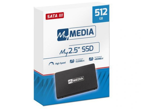 Verbatim My Media Dysk SSD wewnętrzny 512GB 2,5&#039;&#039; Sata III Czarny