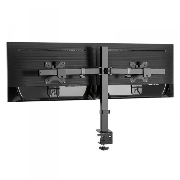 LogiLink Uchwyt na 2 monitory VESA, 17-27 cali, 7kg max