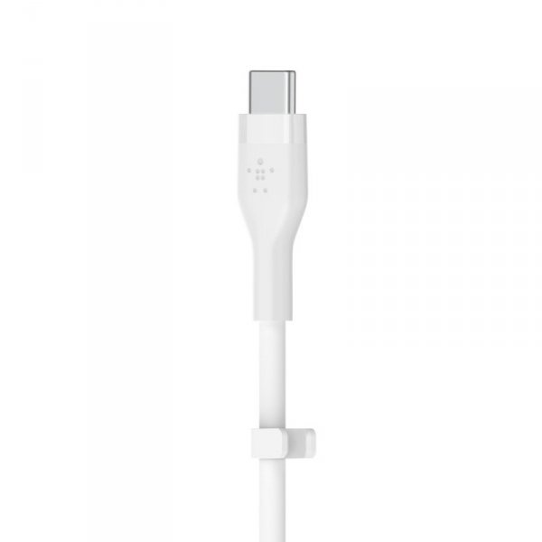 Belkin Kabel BoostCharge USB-C do Lightning silikonowy 1m, biały