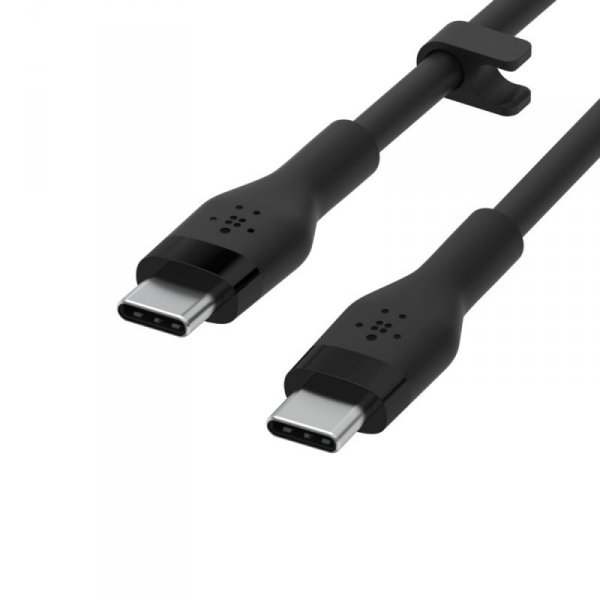 Belkin Kabel BoostCharge USB-C do USB-C 2.0 silikonowy 1m, czarny