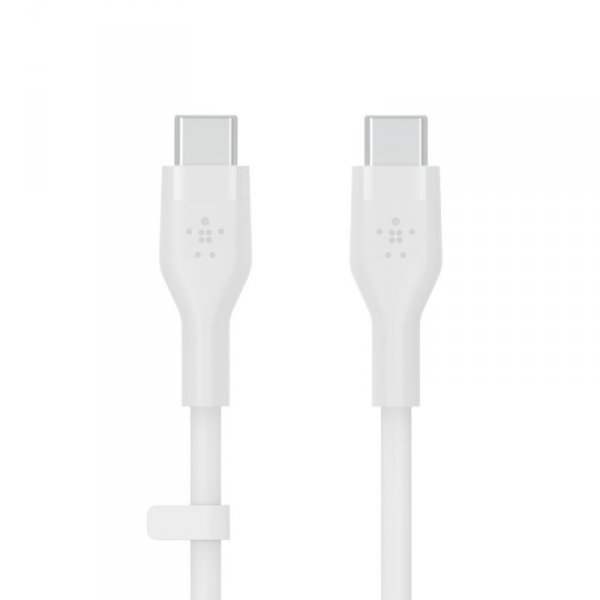 Belkin Kabel BoostCharge USB-C do USB-C 2.0 silikonowy 2m, biały