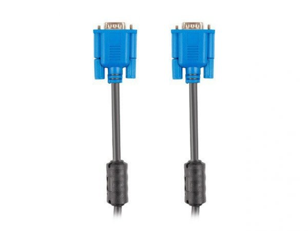 Lanberg Kabel VGA M/M 3M ekranowany ferryt, czarny