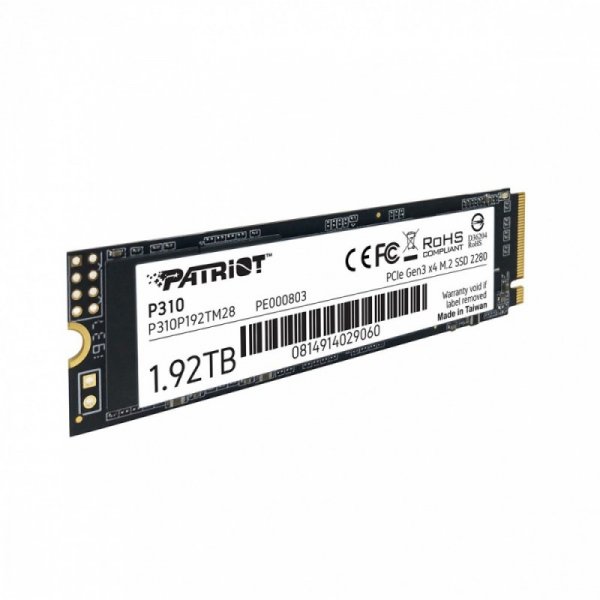 Patriot Dysk SSD P310 1.92TB m.2 2280 2100/1800 PCIe NVMe Gen3 x 4