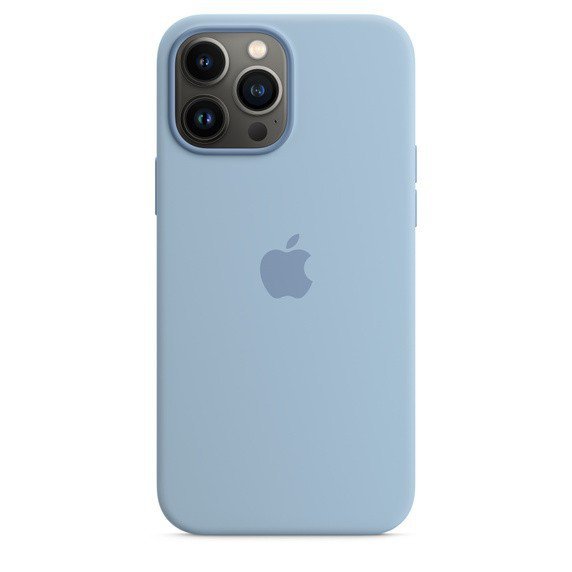 Apple Etui silikonowe z MagSafe do iPhonea 13 Pro Max - błękitna mgła
