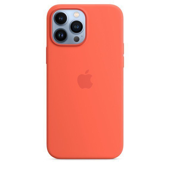 Apple Etui silikonowe z MagSafe do iPhonea 13 Pro Max - nektarynka