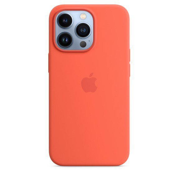 Apple Etui silikonowe z MagSafe do iPhonea 13 Pro - nektarynka