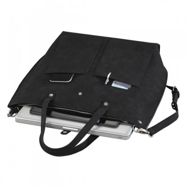 Hama Torba damska do laptopa Classy 15.6 cala Czarna