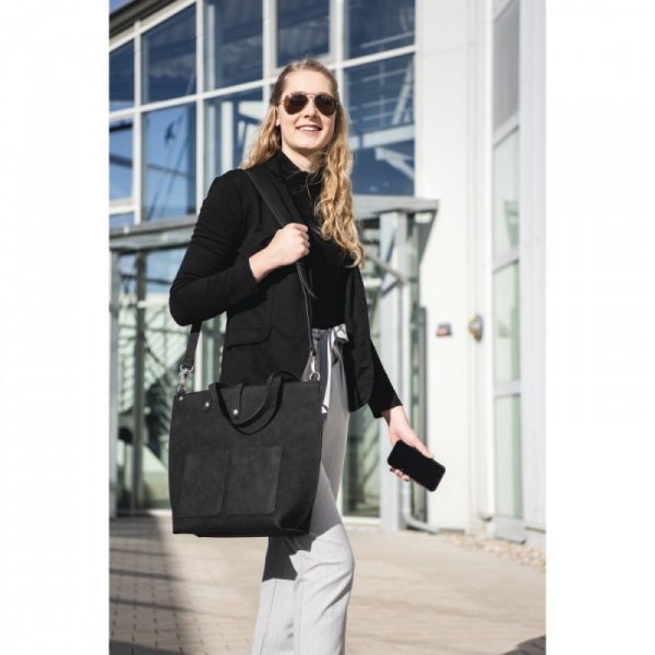 Hama Torba damska do laptopa Classy 15.6 cala Czarna