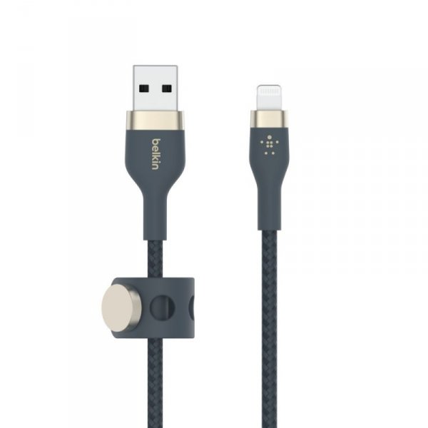 Belkin Kabel BoostCharge USB-A do Lightning silikonowy, 1m, niebieski