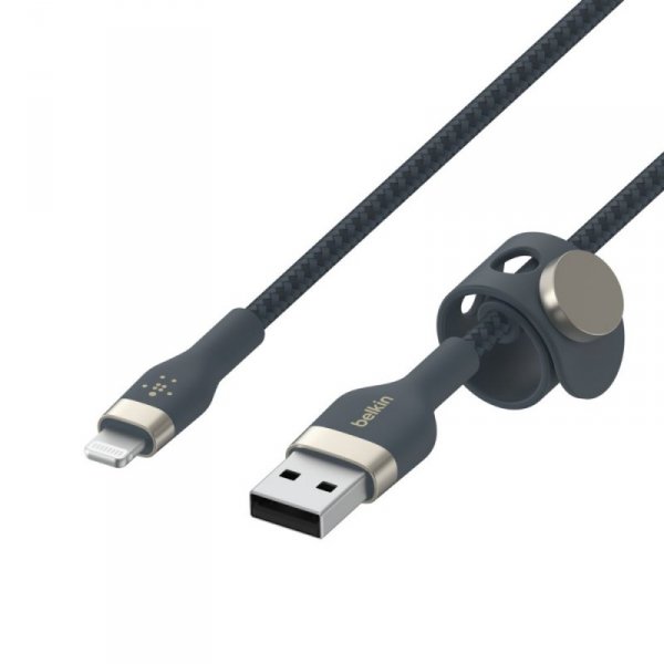 Belkin Kabel BoostCharge USB-A do Lightning silikonowy 3m, niebieski