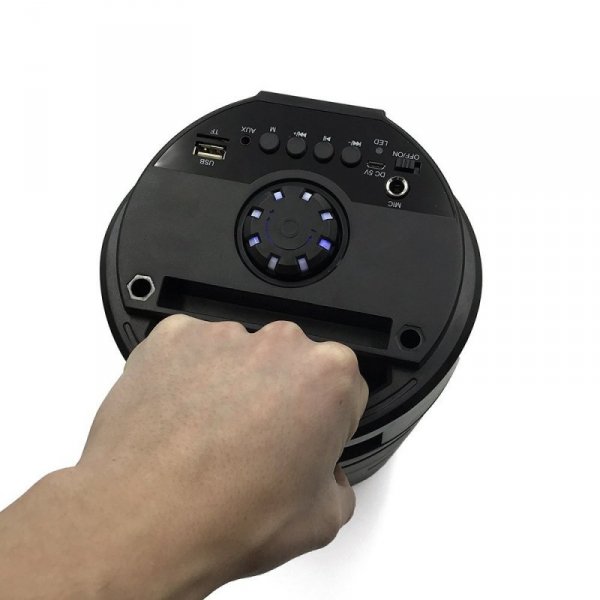 Media-Tech Głośnik PARTYBOX KEG BT MT3165 V1.0 Bluetooth 4.2+EDR/FM/MP3/MicroSD/USB/AUX/Equalizer/Jack 6.3/Pilot/LED/RMS 30W/PMP