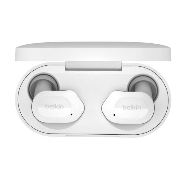 Belkin Słuchawki bezprzewodowe douszne Soundform Play białe
