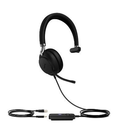 Yealink Słuchawki USB-C UH38 Bluetooth Mono Teams bez baterii