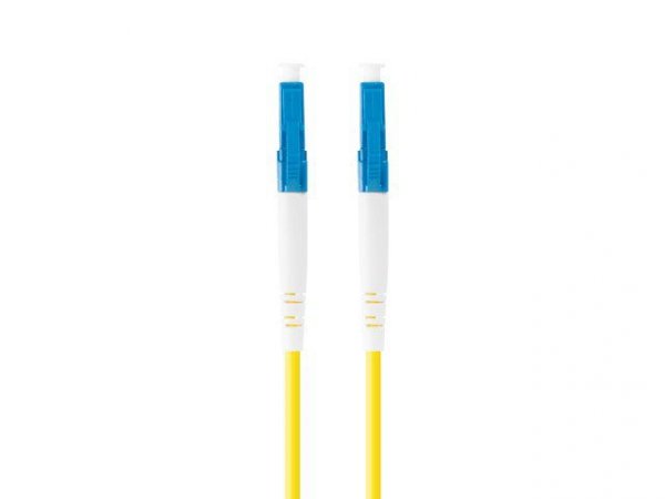 Lanberg Patchcord światłowodowy Sm Lc/Upc-Lc/Upc Simplex 3.0Mm 5M żółty