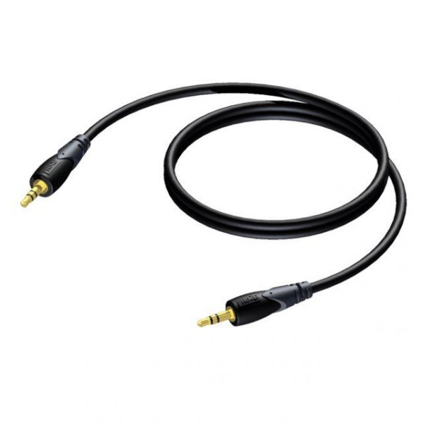 PROCAB Kabel 3,5mm Jack Męski Stereo - 3, 5mm Jack Męski Stero 0,75m - CLA716/0.7