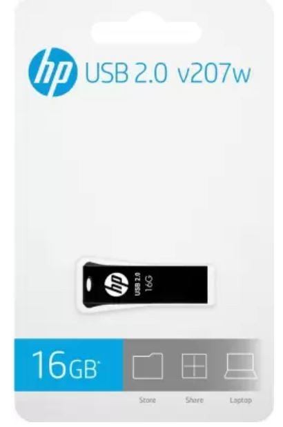 HP Inc. Pendrive 16GB HPv207w USB 2.0  HPFD207W-16