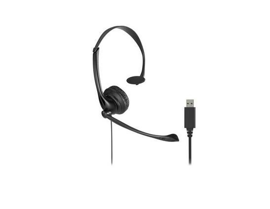 Kensington Słuchawki z mikrofonem USB-A mono z regulacją głośności