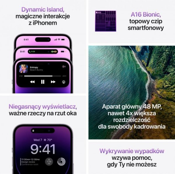 Apple iPhone 14 Pro Max Głęboka Purpura 1TB