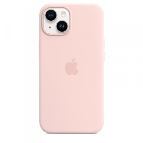 Apple Etui silikonowe z MagSafe do iPhone 14 - kredowy róż
