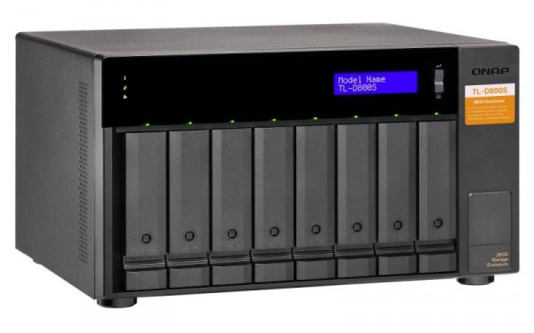 QNAP Obudowa TL-D800S-EU 8 wnęk 3.5 cala SATA HDD JBOD