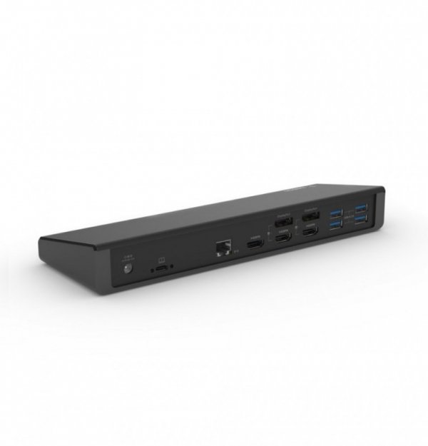 Belkin Stacja dokująca USB C Display Link, obsługa trzech wyświetlaczy do 4K, HDMI, DP, USB C, USB A, GbE, Audio, PD 85w, kompat