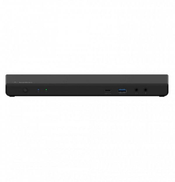 Belkin Stacja dokująca USB C Display Link, obsługa trzech wyświetlaczy do 4K, HDMI, DP, USB C, USB A, GbE, Audio, PD 85w, kompat
