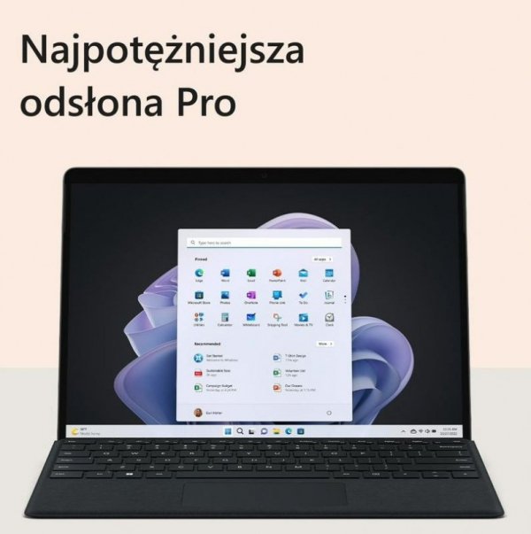 Microsoft Surface Pro 9 16GB/256GB/i5-1235U/Grafitowy QI9-00021 PL