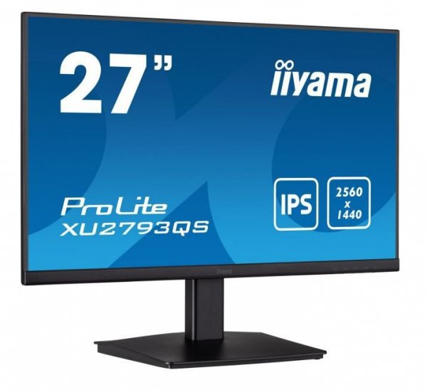 IIYAMA Monitor 27 cali XU2793QS-B1 IPS,WQHD,2xHDMI,DP,2x2W,300cd/m2