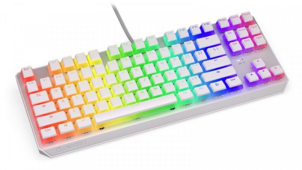 Endorfy Klawiatura gamingowa - Thock TKL OWH P. Kailh BL RGB